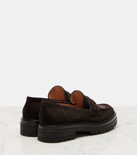 Mocassins Davis en daim - Gianvito Rossi - Modalova
