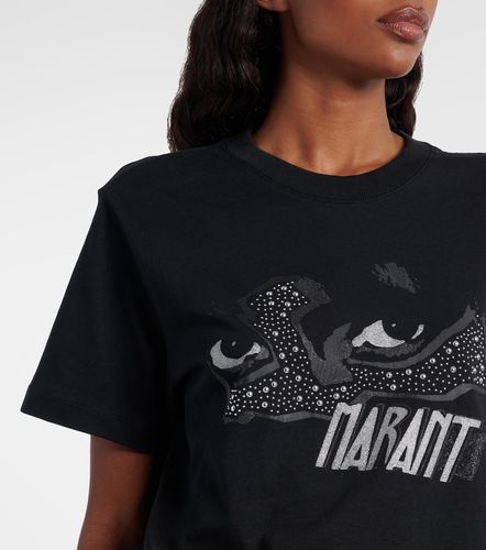 T-shirt Zoeline imprimé en coton - Marant Etoile - Modalova