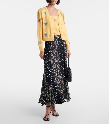 Rixo Top Perla brodé en laine - Rixo - Modalova