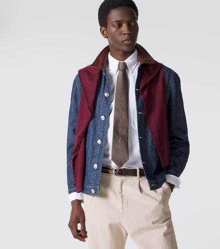 Cravate en jacquard de soie - Brunello Cucinelli - Modalova