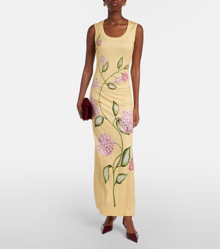 Robe longue Porcelain Flower - Oscar de la Renta - Modalova