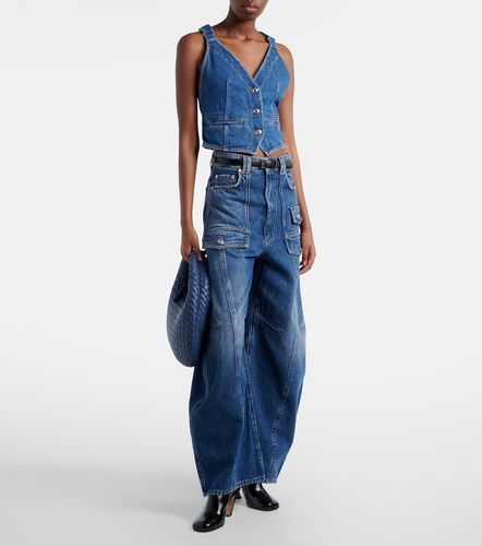 Sportmax Gilet Dama en denim - Sportmax - Modalova