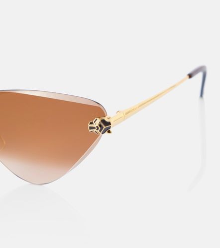 Lunettes de soleil œil-de-chat Panthère de Cartier - Cartier Eyewear Collection - Modalova