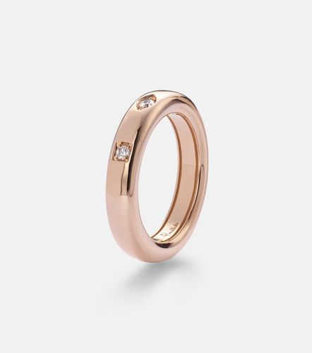 Bague Iconica Extra Slim en or rose 18 ct et diamants - Pomellato - Modalova