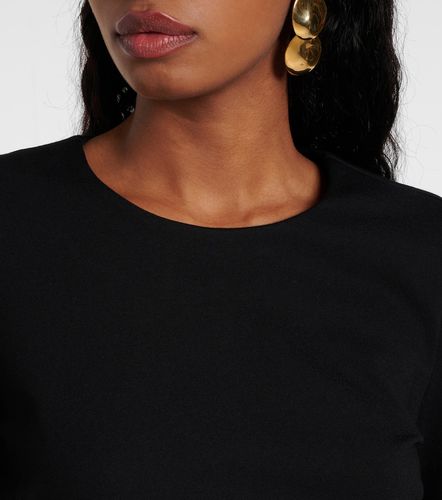 Robe longue Hawthorne à finitions en taffetas - Staud - Modalova
