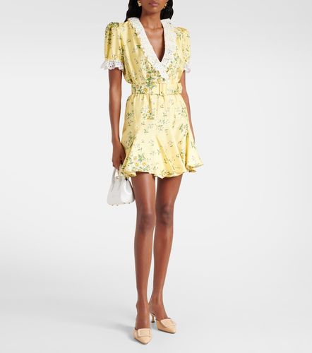 Robe en satin à broderies anglaises - Rodarte - Modalova