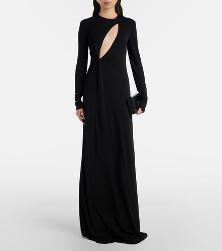 Robe longue en crêpe à découpe - Tom Ford - Modalova