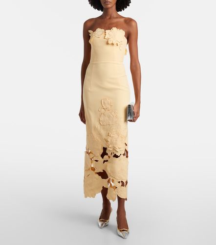 Robe bustier midi Rayna à fleurs - Leo Lin - Modalova