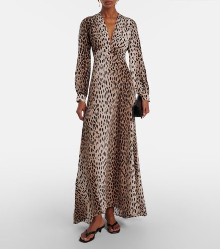 Robe longue Emory imprimée en soie - Rixo - Modalova