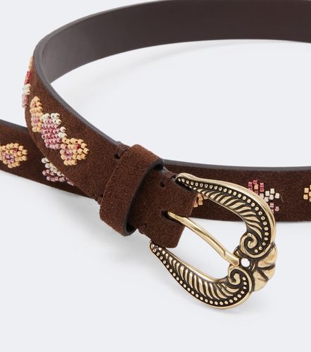 Etro Ceinture en daim à perles - Etro - Modalova