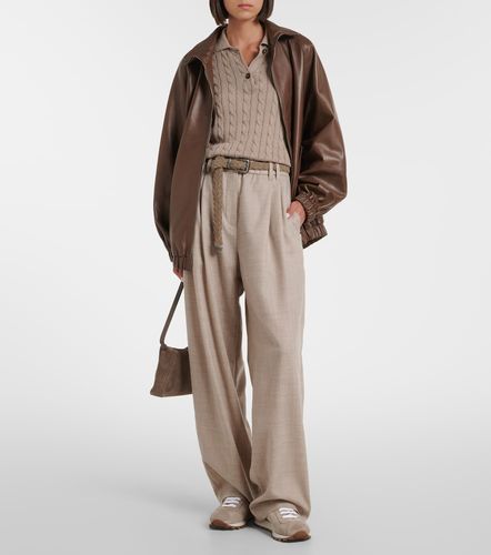 Pantalon ample Monili en laine vierge - Brunello Cucinelli - Modalova