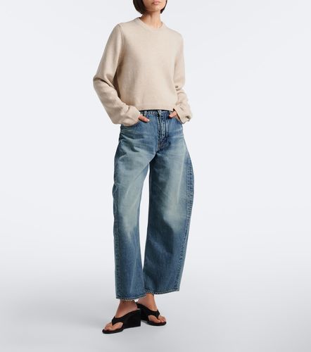 Alaïa Jean barrel délavé - Alaia - Modalova