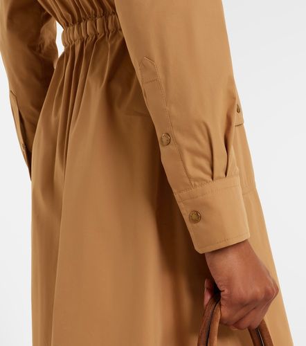 Robe chemise en coton mélangé - Moncler - Modalova