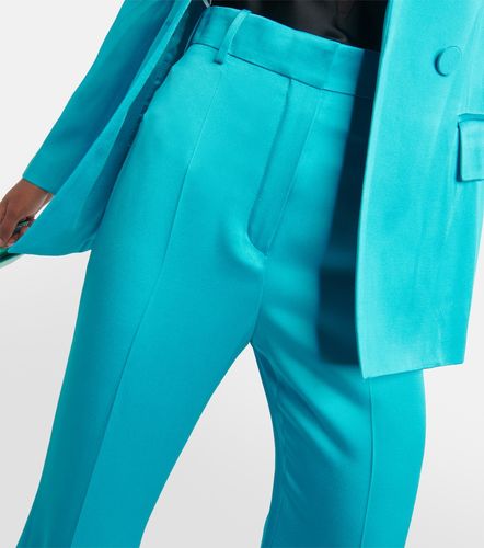 Pantalon flare à taille haute en satin - Nina Ricci - Modalova