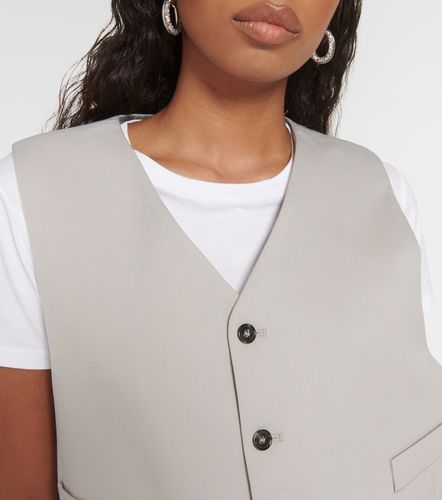 Gilet oversize en laine mélangée - MM6 Maison Margiela - Modalova