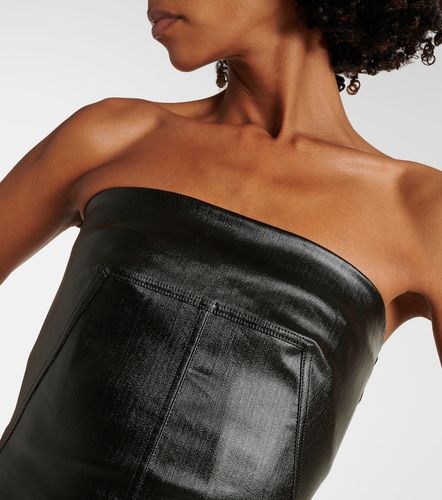 Robe longue en jean enduit - Rick Owens - Modalova