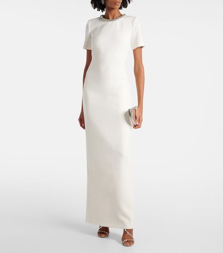 Robe longue en crêpe à ornements - Roland Mouret - Modalova
