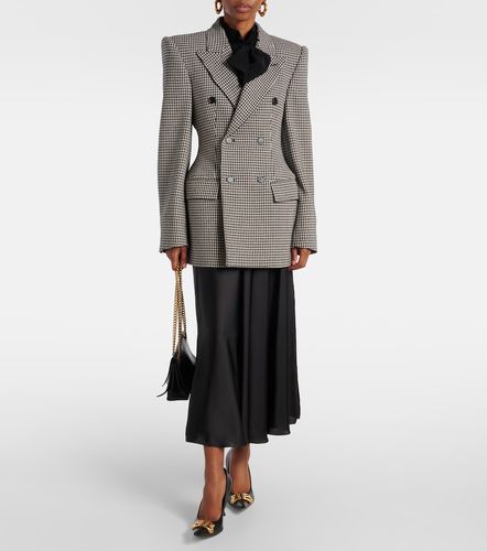 Blazer en laine à carreaux - Balenciaga - Modalova