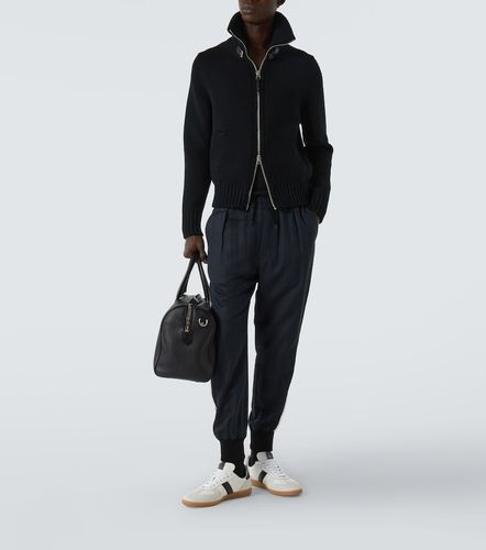 Pantalon de survêtement en coton et soie - Tom Ford - Modalova