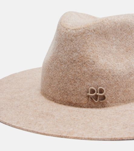 Fedora Monogram en feutre de laine mélangée - Ruslan Baginskiy - Modalova