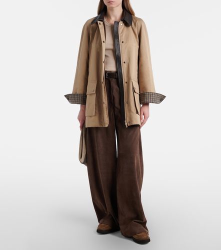 Pantalon ample en daim - Brunello Cucinelli - Modalova