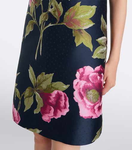 Robe en jacquard à fleurs - Carolina Herrera - Modalova