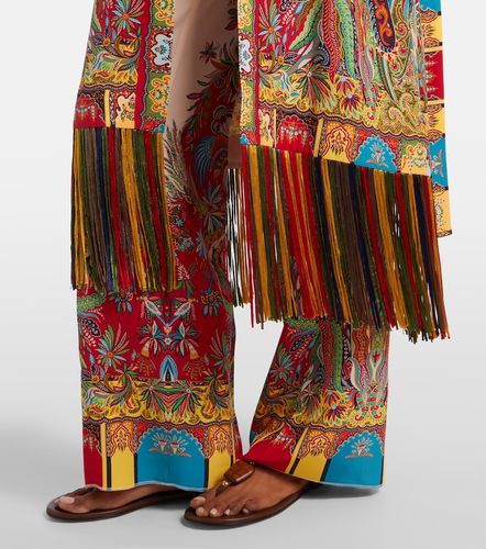 Cafetan en soie à motif floral - Etro - Modalova