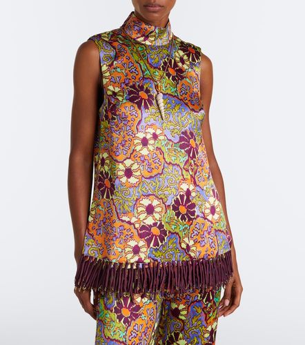 Alémais Top Joanna à fleurs et franges - Alemais - Modalova
