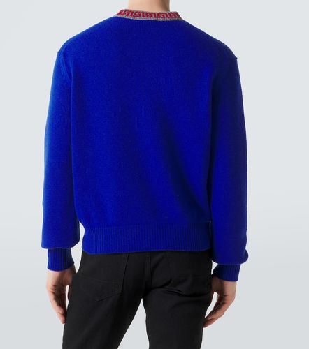 Pull Greca Border en laine et cachemire - Versace - Modalova