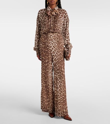 Pantalon évasé à imprimé léopard - Zimmermann - Modalova