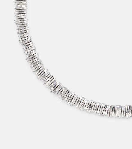 Collier Classic en or blanc 18 ct et diamants - Suzanne Kalan - Modalova
