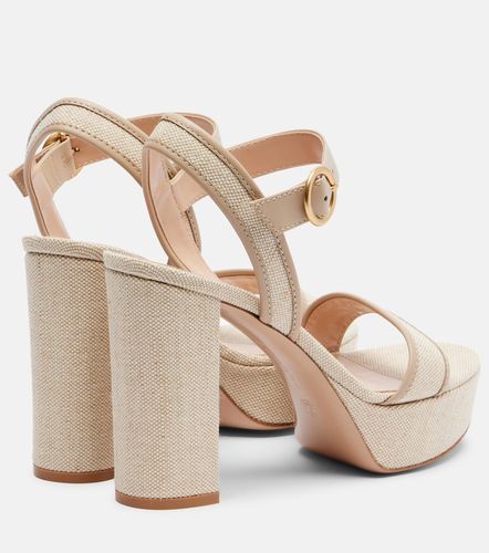 Sandales à plateau Milos en cuir - Gianvito Rossi - Modalova