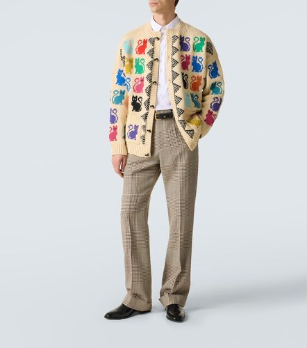 Cardigan en jacquard de laine vierge - Valentino - Modalova
