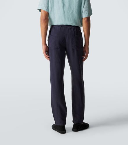Thom Sweeney Pantalon droit en lin - Thom Sweeney - Modalova