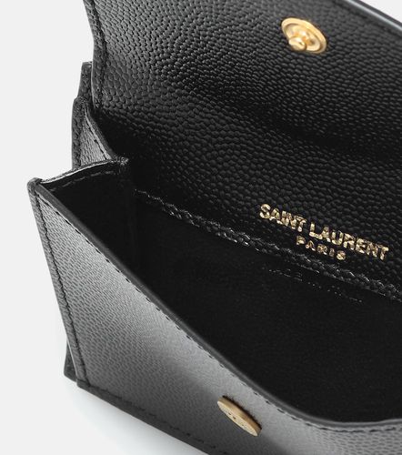Porte-cartes Uptown en cuir - Saint Laurent - Modalova