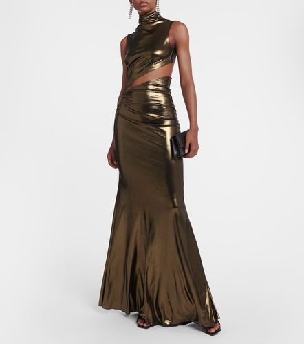 Blumarine Robe longue métallisée - Blumarine - Modalova