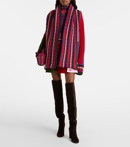 Mini-jupe rayée en laine mélangée - Pucci - Modalova