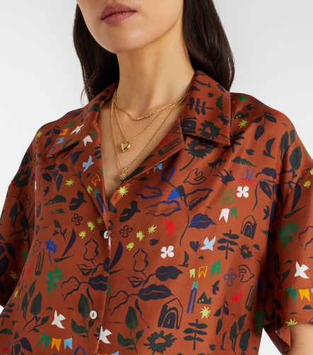 Chemise Prague imprimée en soie - Asceno - Modalova