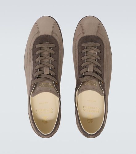 Baskets en cuir et daim - Brunello Cucinelli - Modalova