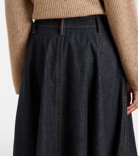 Jupe midi en denim - Brunello Cucinelli - Modalova
