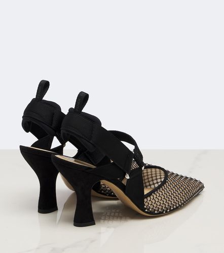 Escarpins Colibrì en mesh et daim à cristaux - Fendi - Modalova