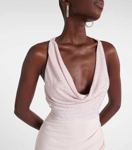 David Koma Robe midi à cristaux - David Koma - Modalova