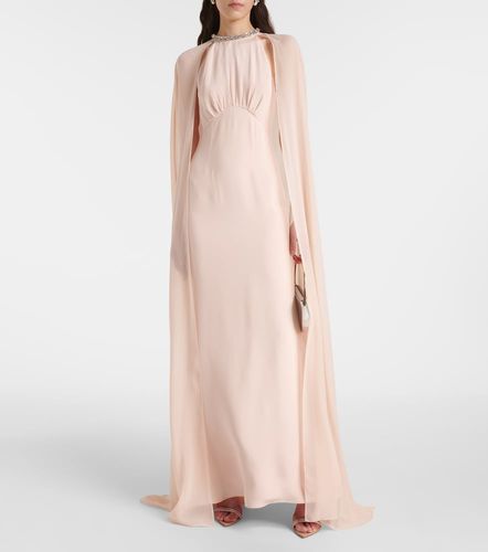Robe longue en soie à ornements - Roland Mouret - Modalova