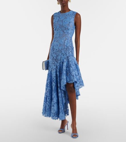 Robe de cocktail brodée à fleurs - Oscar de la Renta - Modalova