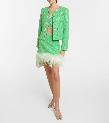 Veste en bouclé à sequins - Self-Portrait - Modalova
