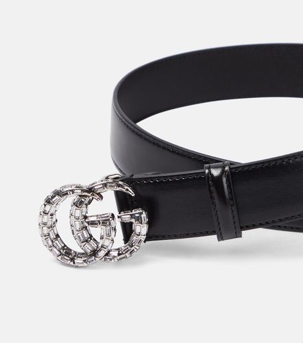 Ceinture GG Marmont en cuir à ornements - Gucci - Modalova