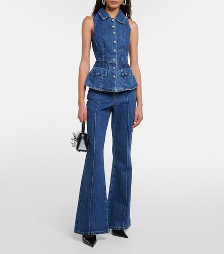 Ensemble de veste sans manches et pantalon en jean - Self-Portrait - Modalova