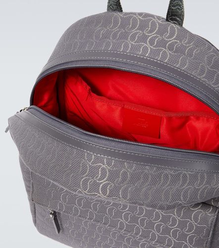 Sac à dos Zip N Flap en jacquard à logo - Christian Louboutin - Modalova