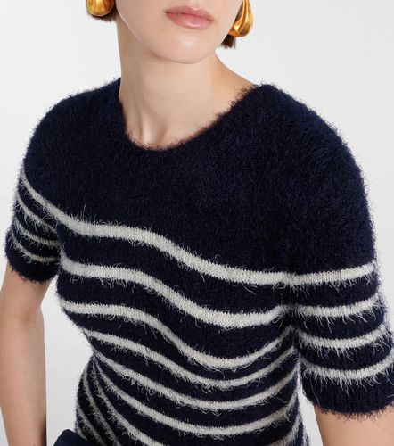 Robe midi Helen en soie et cachemire à rayures - Khaite - Modalova