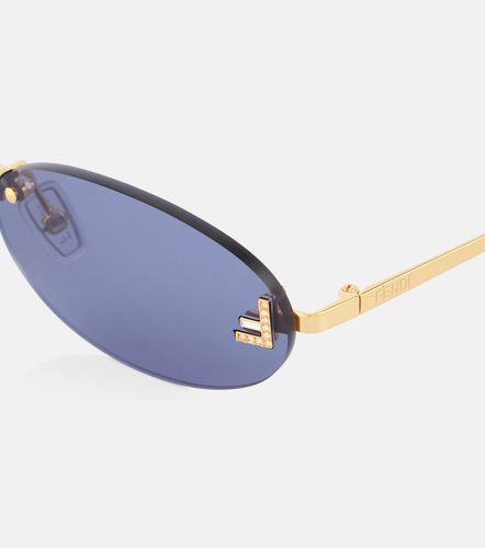 Lunettes de soleil First Crystal à ornements - Fendi - Modalova